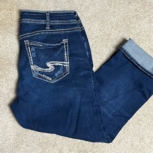 Silver Suki Capris size 32